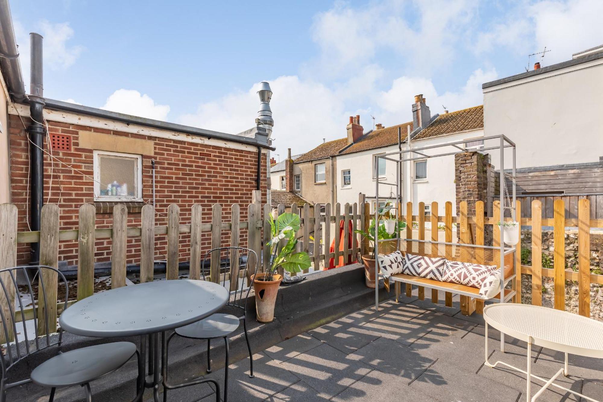 Trendy Central 1 Bed Flat With Roof Terrace Hove Exteriér fotografie