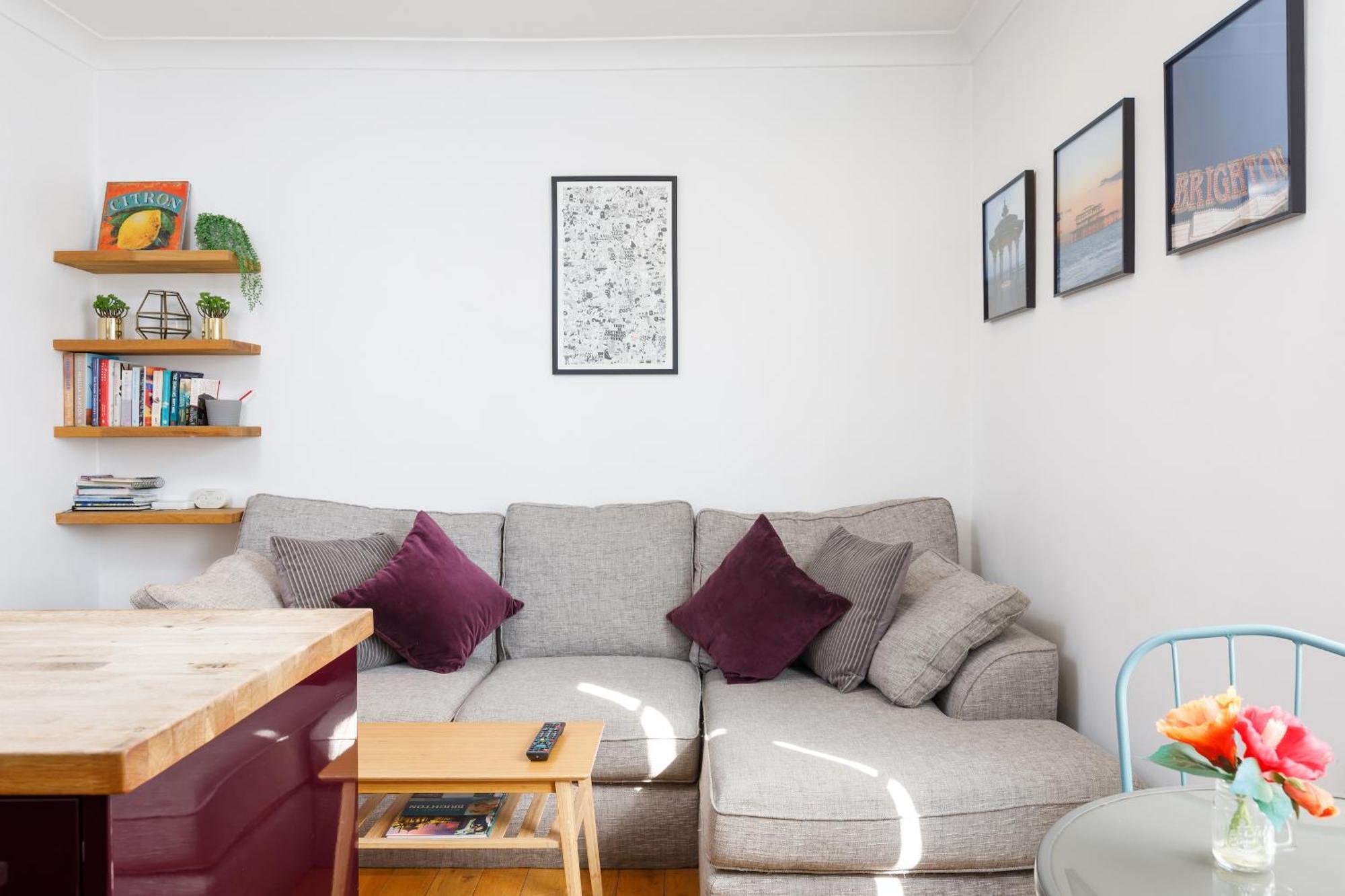 Trendy Central 1 Bed Flat With Roof Terrace Hove Exteriér fotografie