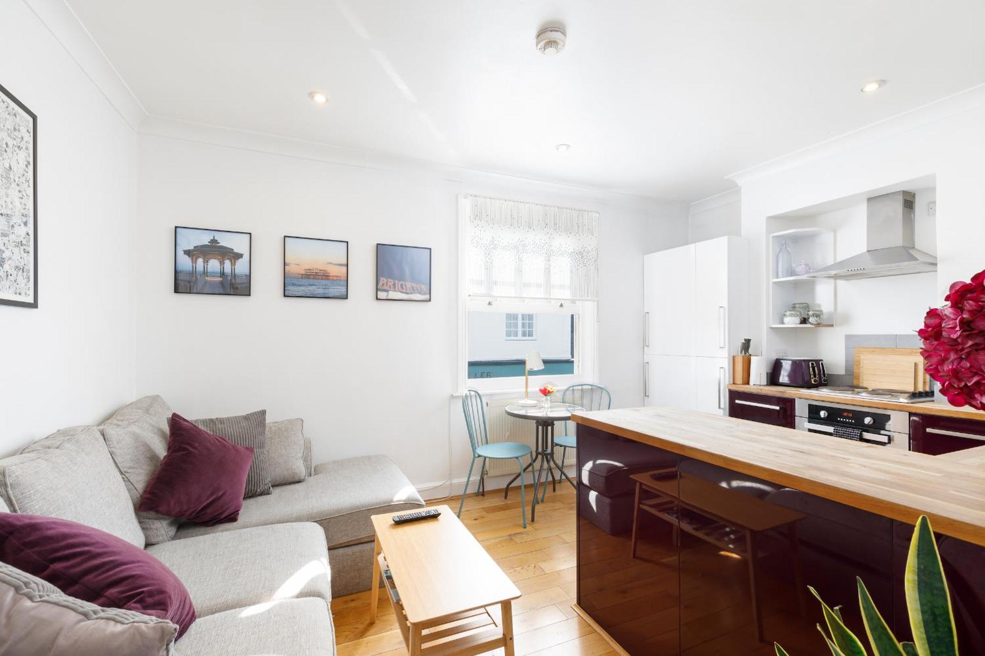 Trendy Central 1 Bed Flat With Roof Terrace Hove Exteriér fotografie