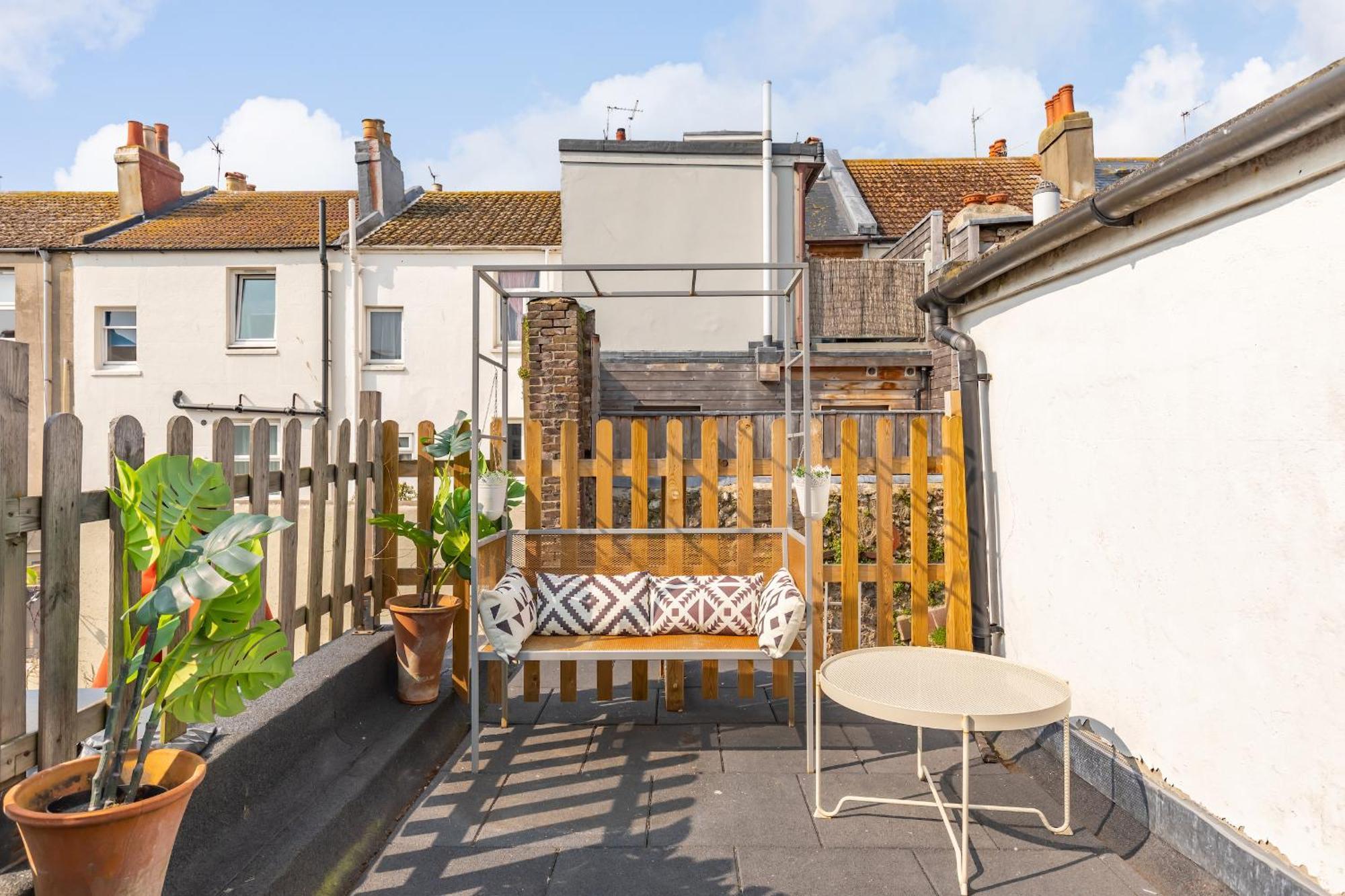 Trendy Central 1 Bed Flat With Roof Terrace Hove Exteriér fotografie